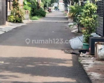 Tanah kavling siap bangun sudah pagar keliling dalam komplek pondok kelapa timur