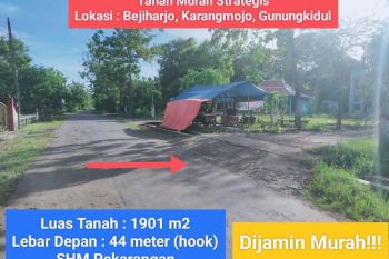 Jual Tanah Murah Strategis Di Bejiharjo Gunungkidul Kebun Jati Dan Dekat Kota