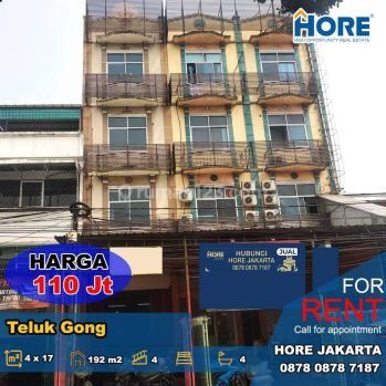 Ruko 4 Lantai di Jalan Raya Teluk Gong