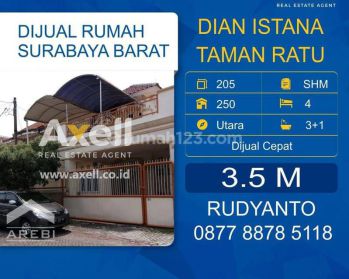 Rumah Dian Istana Taman Ratu Dijual
