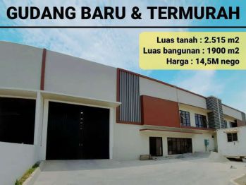 Gudang baru siap pakai di Jababeka cikarang dkt Delta silicon MM2100