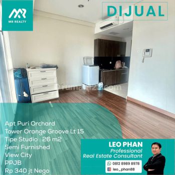Apartement Puri Orchard Tower Orange Groove Wing A Lt 15, Studio, Semi Furnished