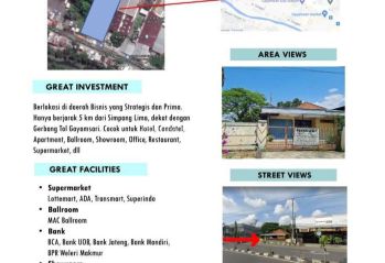 Tanah di Jalan Majapahit Semarang