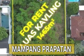 Disewakan Tanah Komersil Daerah Jalan Bangka, Mampang Prapatan