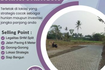 TANAH KAVLING LOKASI DEKAT SEKOLAH SEKOLAH DI PAKIS