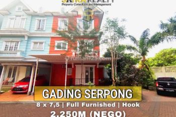 Rumah di Cluster Gading Serpong Hook Ujung Fasilitas Lengkap