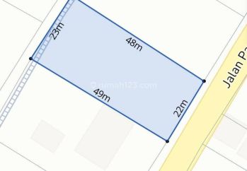 Dijual tanah komersial dekat pantai cemagi