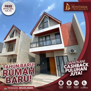 Rumah Megah 2 Lantai dengan Kemudahan Akses ke Kota Solo