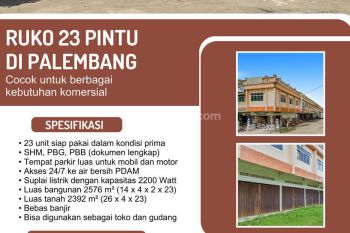 Ruko 23 Pintu di Kertapati Palembang