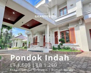 RUMAH MEWAH, LUAS LOKASI PREMIUM DI PONDOK INDAH JAKARATA SELATAN