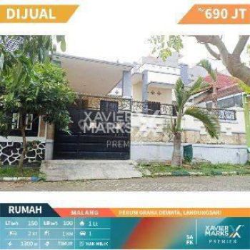 M089 Rumah Murah Harga Dibawah Pasar ,perum Graha Dewata, Landungsari, Malang