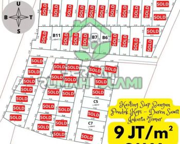 Kavling di Pondok Kopi, Duren Sawit Jakarta Timur Dekat Pondok Kelapa