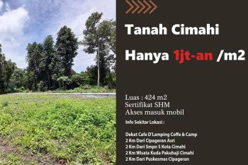 Tanah Strategis & Asri Cocok Untuk Invest/Hunian Cimahi Cipageran
