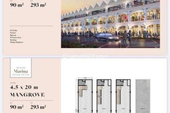 Dijual Rukan Marina Bay Pasir Putih Pik 2 Uk 4,5x20 Bisa Nego