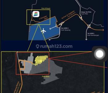 Gudang di Komplek The Airport City (Close to Bandara Soekarno Hatta)
