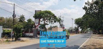 DIJUAL Tanah LD 50 mtr, NOL Jl Raya Propinsi Caruban, MADIUN Apikk