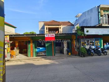 Rumah + Kios 2 Pintu Pinggir Jalan Raya Cikaret Cibinong, Bogor