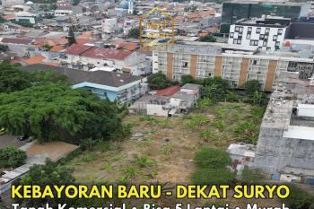 Tanah Komersial Kebayoran Baru, Dekat Suryo, 2.460 m²