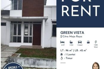 Sewa Rumah Termurah di Green Vista Citra Maja Raya