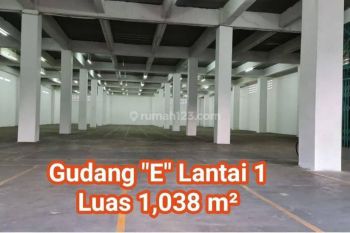 Disewakan Gudang di Kawasan Industri Pulo Gadung Blok III - Gudang E (Lantai 1)