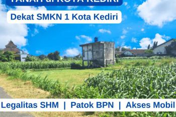 Tanah Pekarangan di Mojoroto Dekat SMAN 2 Kediri