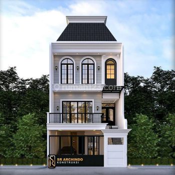 Rumah Modern 3 Lantai Dalam Perumahan Dekat Pintu Tol Brigif