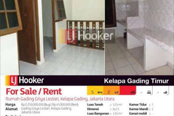 Rumah Gading Griya Lestari, Kelapa Gading, Jakarta Utara