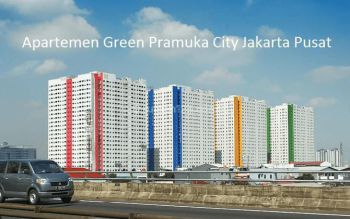 Green Pramuka Square Apart Studio Room Tidak Ada Furnish Kondisi Bagus Sewa