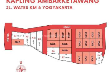 Beli Tanah Sleman, Area Tol Jogja, Include Fasum