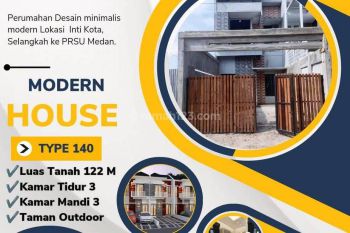 Dekat PRSU Rumah 2 Lantai Lokasi Strategis Pinggir Jalan