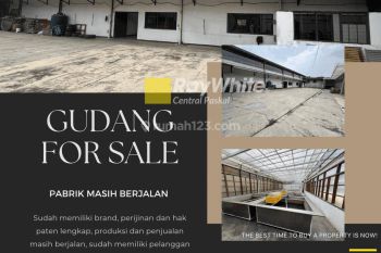 Gudang Dan Rumah Tinggal, Sangat Bagus, Mainroad Holis, Bandung