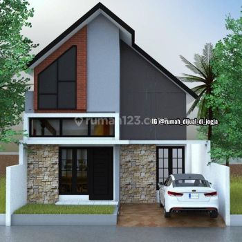 Rumah Belakang Samsat Bantul Kota Pinggir Jalan Aspal Proses Bangun