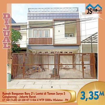 Dijual Rumah Murah Bangunan Baru Taman Surya Cengkareng Jakarta Barat