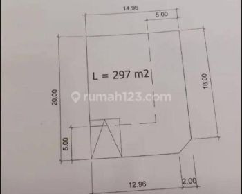 Di Jual Cepat Tanah di Cempaka Suvarna Sutera, Tangerang 297 m²