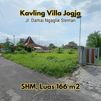Kavling Villa Jogja, View Pesawahan Jl. Damai, SHM P