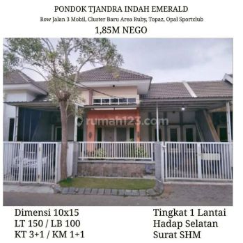 Rumah Pondok Tjandra Indah Cluster Baru Strategis Waru Sidoarjo SHM Dkt Juanda