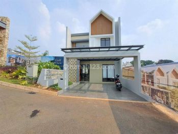 Rumah 2 Lantai Cluster Asri View Jagorawi Golf Estate Strategis 3 Menit Toll