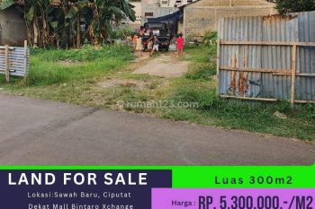 Tanah di hook 300m2 SHM , dekat bintaro Xchange & stasiun jurang mangu