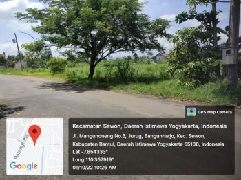 DISEWKAN TANAH DI Jl PARIS YOGYAKARTA