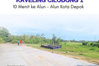 10 Menit Alun-Alun Kota Depok,Kavling Dalam Perumahan, SHM