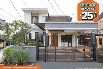 Rumah 2 Lantai Sudah Renovasi SHM Bogor