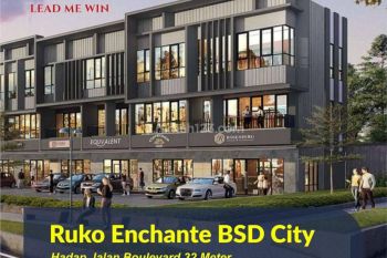 Ruko Enchante Bsd City, Persis di Perbatasan Bsd Dan Gading