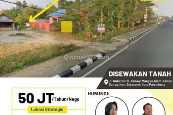 Disewakan Tanah di Kota Palembang