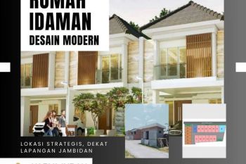 Rumah 2 Lantai Harga Termurah Disekitarnya Bisa KPR di Banguntapan