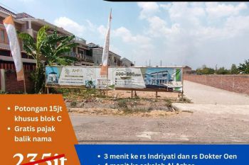 Tanah di Solo Baru SHM 82 m² Komplek Perumahaban , Lokasi Bagus