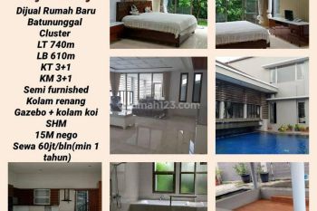 Rumah Bangunan Baru Batununggal Dalam Cluster