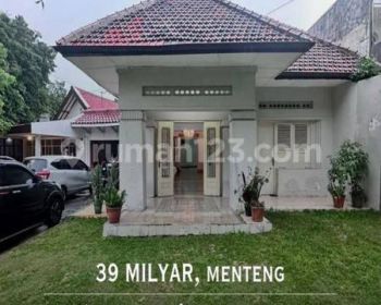 DIJUAL RUMAH KOLONIAL DI MENTENG, JAKARTA PUSAT