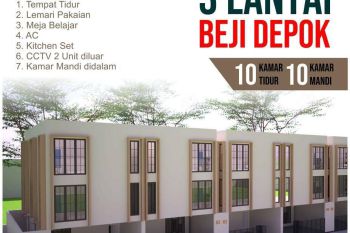 RUMAH KOST DI DEKAT UI DEPOK | JUAL KOST KOSTAN BEJI LOKASI DEKAT KAMPUS UI