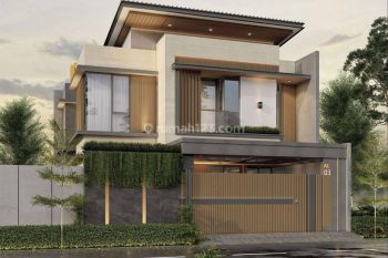 Rumah Hook Design Kontemporer 2 lantai  lokasi dekat Tol BSD