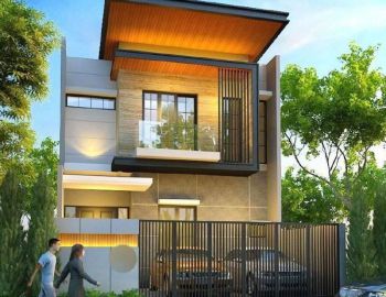 Rumah Manyar Kartika Baru Minimalis, Row 3 Mobil